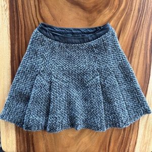 Rag & Bone Wool-Blend Pleated Mini Skirt Size 2